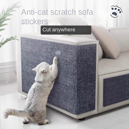 Anti-Cat Scratch Sofa Protector – Self-Adhesive Leather Pads for Furniture.