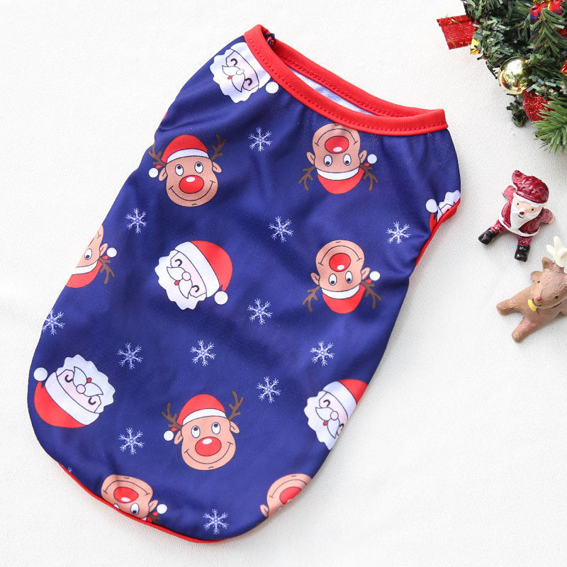 Christmas Pet Vest – Cute Snowman Outfit for Dogs & Cats