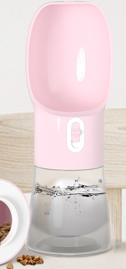 PawSip & Snack™ – Travel Bottle for Thirsty Tails.